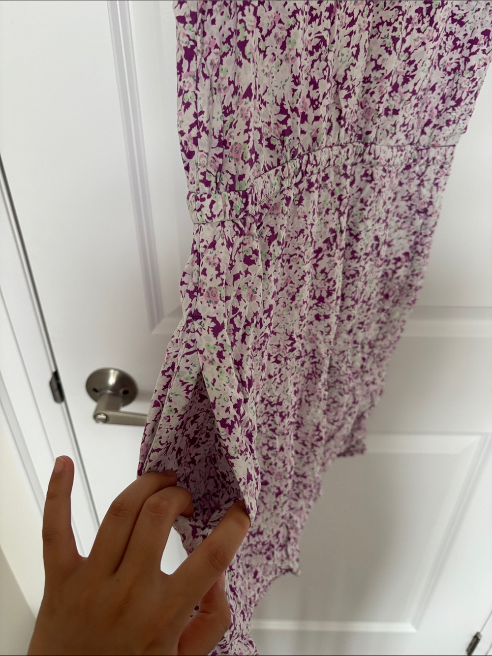 Levi's Lavender and White Floral Mini Dress - Picture 4 of 5